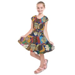 Wowriveter2020 Kids  Short Sleeve Dress by Kritter