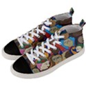 Wowriveter2020 Men s Mid-Top Canvas Sneakers View2