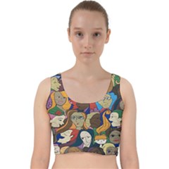 Wowriveter2020 Velvet Racer Back Crop Top by Kritter