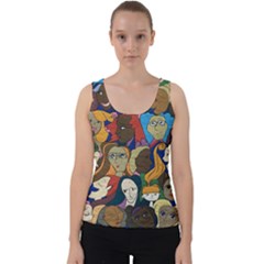 Wowriveter2020 Velvet Tank Top