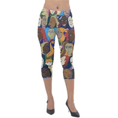 Wowriveter2020 Lightweight Velour Capri Leggings  by Kritter