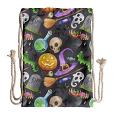 Halloween Drawstring Bag (large) by Angelandspot