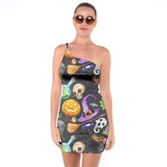 Halloween One Soulder Bodycon Dress by Angelandspot