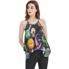 Halloween Flowy Camisole Tank Top