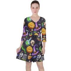 Halloween Ruffle Dress by Angelandspot