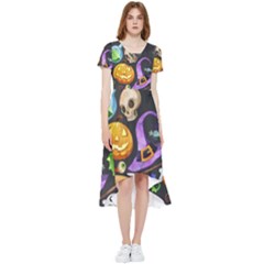 Halloween High Low Boho Dress