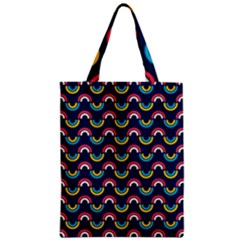 Geo Rainbow Stroke Zipper Classic Tote Bag by tmsartbazaar