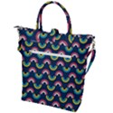 Geo Rainbow Stroke Buckle Top Tote Bag View2