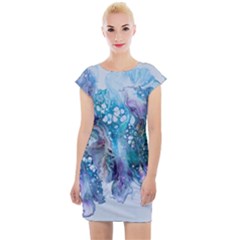 Sea Anemone Cap Sleeve Bodycon Dress by CKArtCreations