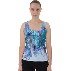 Sea Anemone Velvet Tank Top by CKArtCreations