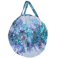 Sea Anemone Giant Round Zipper Tote by CKArtCreations