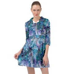 Sea Anemone Mini Skater Shirt Dress by CKArtCreations