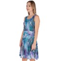 Sea Anemone Knee Length Skater Dress With Pockets View2