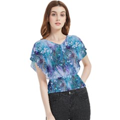 Sea Anemone Butterfly Chiffon Blouse