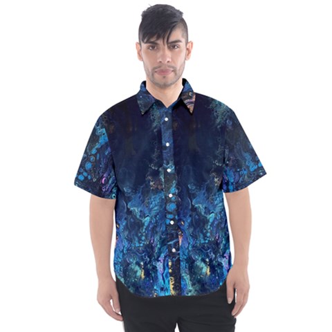  Coral Reef Men s Short Sleeve Shirt by CKArtCreations