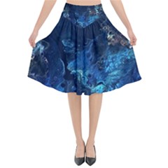  Coral Reef Flared Midi Skirt by CKArtCreations