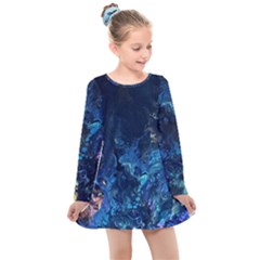  Coral Reef Kids  Long Sleeve Dress by CKArtCreations