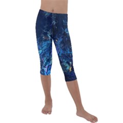  Coral Reef Kids  Lightweight Velour Capri Leggings  by CKArtCreations