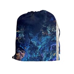  Coral Reef Drawstring Pouch (xl) by CKArtCreations