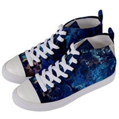  Coral Reef Women s Mid-top Canvas Sneakers by CKArtCreations