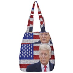 Trump President Sticker Design Center Zip Backpack by dflcprintsclothing