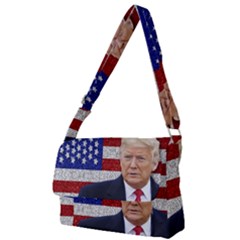 Trump President Sticker Design Full Print Messenger Bag (l) by dflcprintsclothing