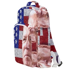 Biden President Sticker Design Double Compartment Backpack by dflcprintsclothing