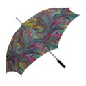 Abstract marbling Straight Umbrellas View2