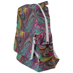 Abstract Marbling Travelers  Backpack by kaleidomarblingart