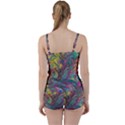 Abstract marbling Tie Front Two Piece Tankini View2