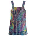 Abstract marbling Kids  Layered Skirt Swimsuit View1