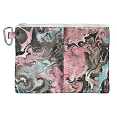 Marbling Collage Canvas Cosmetic Bag (xl)