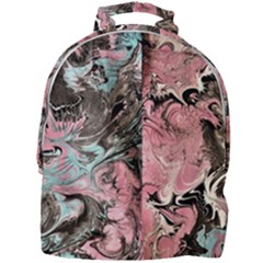 Marbling Collage Mini Full Print Backpack