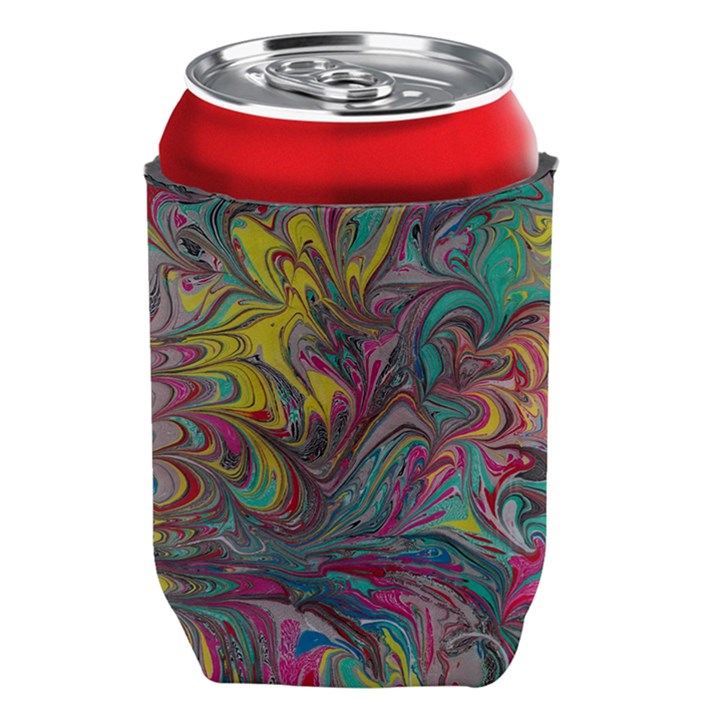 Abstract marbling swirls Can Holder