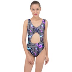 D B  Center Cut Out Swimsuit by MRNStudios