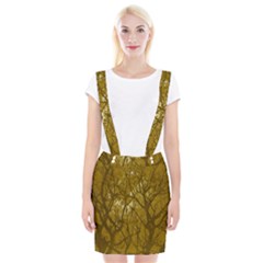 Forest Landscape Illustration 2 Braces Suspender Skirt by dflcprintsclothing