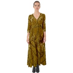 Forest Landscape Illustration 2 Button Up Boho Maxi Dress by dflcprintsclothing