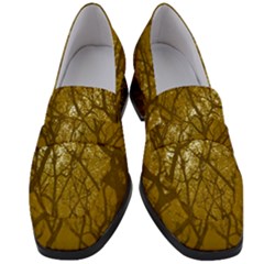 Forest Landscape Illustration 2 Women s Chunky Heel Loafers by dflcprintsclothing