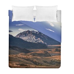 Mountain Patagonian Landscape, Santa Cruz, Argentina Duvet Cover Double Side (full/ Double Size) by dflcprintsclothing