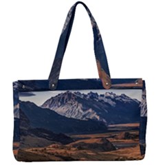 Mountain Patagonian Landscape, Santa Cruz, Argentina Canvas Work Bag by dflcprintsclothing