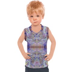 Amethyst Marbling Kids  Sport Tank Top