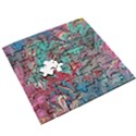 Psychedelic marbling patterns IV Wooden Puzzle Square View3