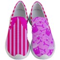 Cccartonnslogobg7 Cupycakescollage11pinknewbkgrd* Jokerscullzzz7117 Logohotpinkpattern Women s Lightweight Slip Ons View1