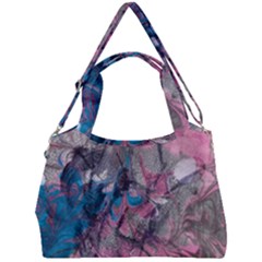 Brush Strokes On Marbling Patterns Double Compartment Shoulder Bag by kaleidomarblingart