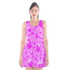 Cupycakespink Scoop Neck Skater Dress