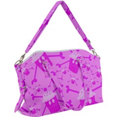 Cupycakespink Canvas Crossbody Bag