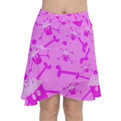 Cupycakespink Chiffon Wrap Front Skirt