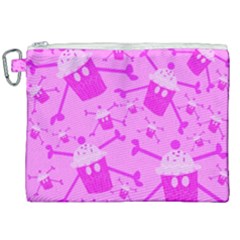 Cupycakespink Canvas Cosmetic Bag (xxl) by DayDreamersBoutique