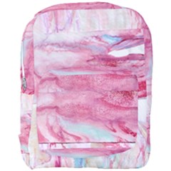 Abstract Marbling Full Print Backpack by kaleidomarblingart