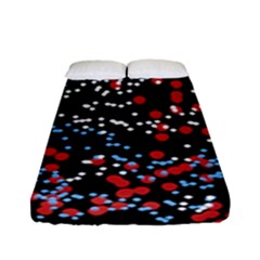 Multicolored Bubbles Motif Abstract Pattern Fitted Sheet (full/ Double Size)